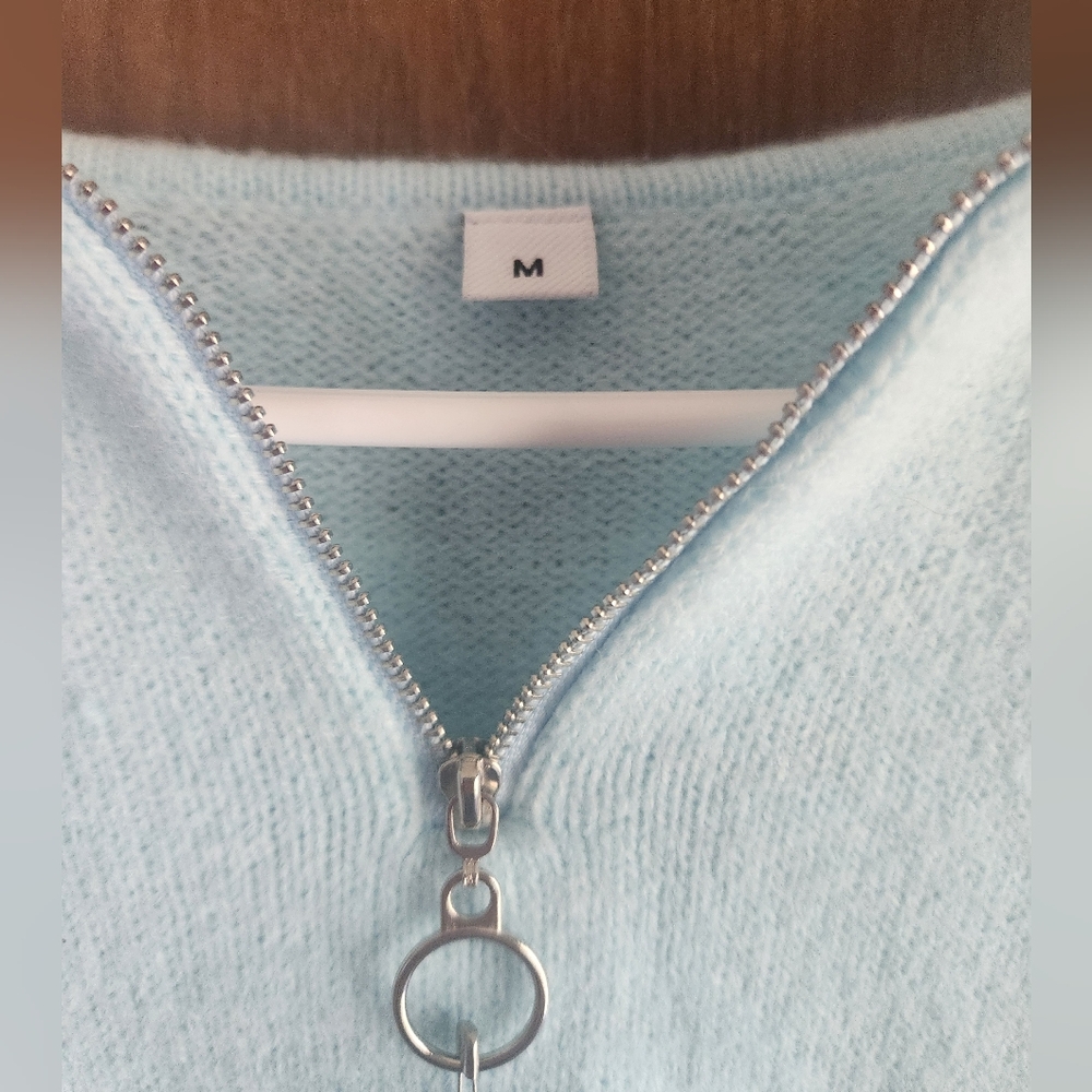 Blue and White Sweater - Picture 2 of 3